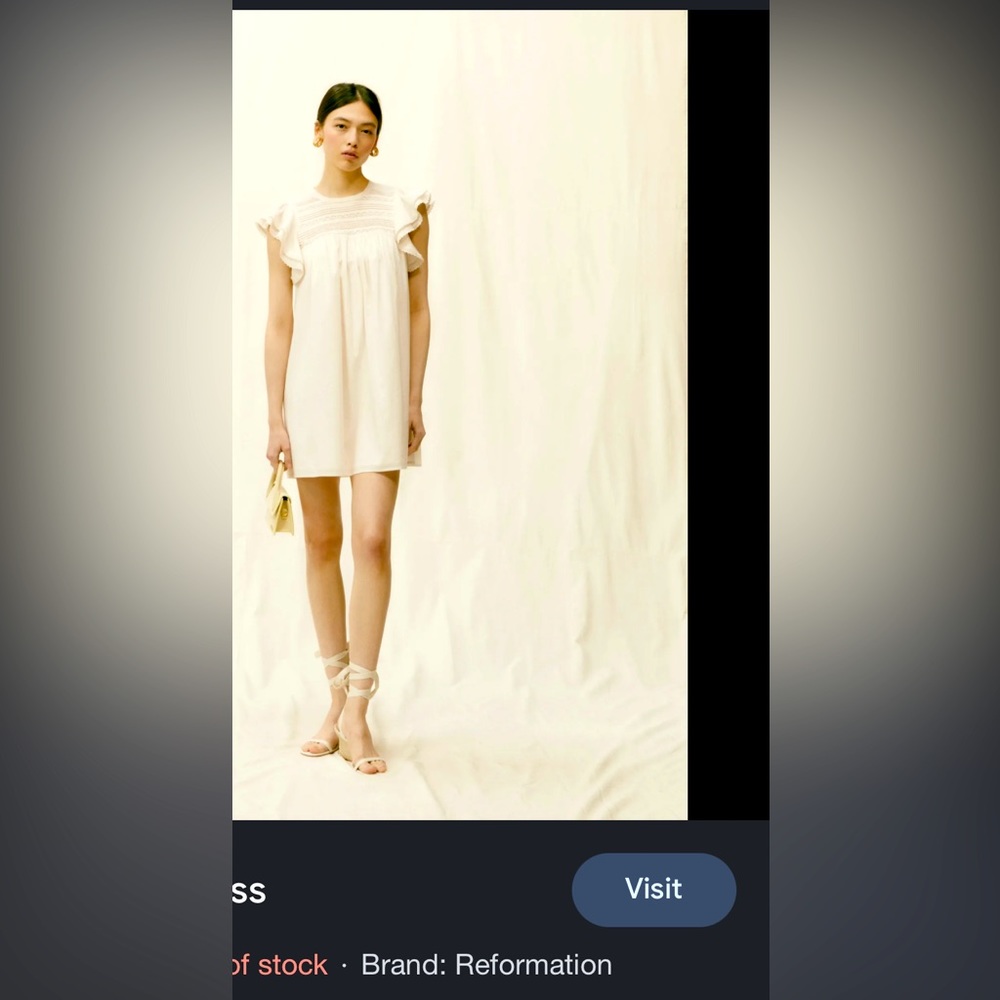 Brand Reformation Size S Color Cream